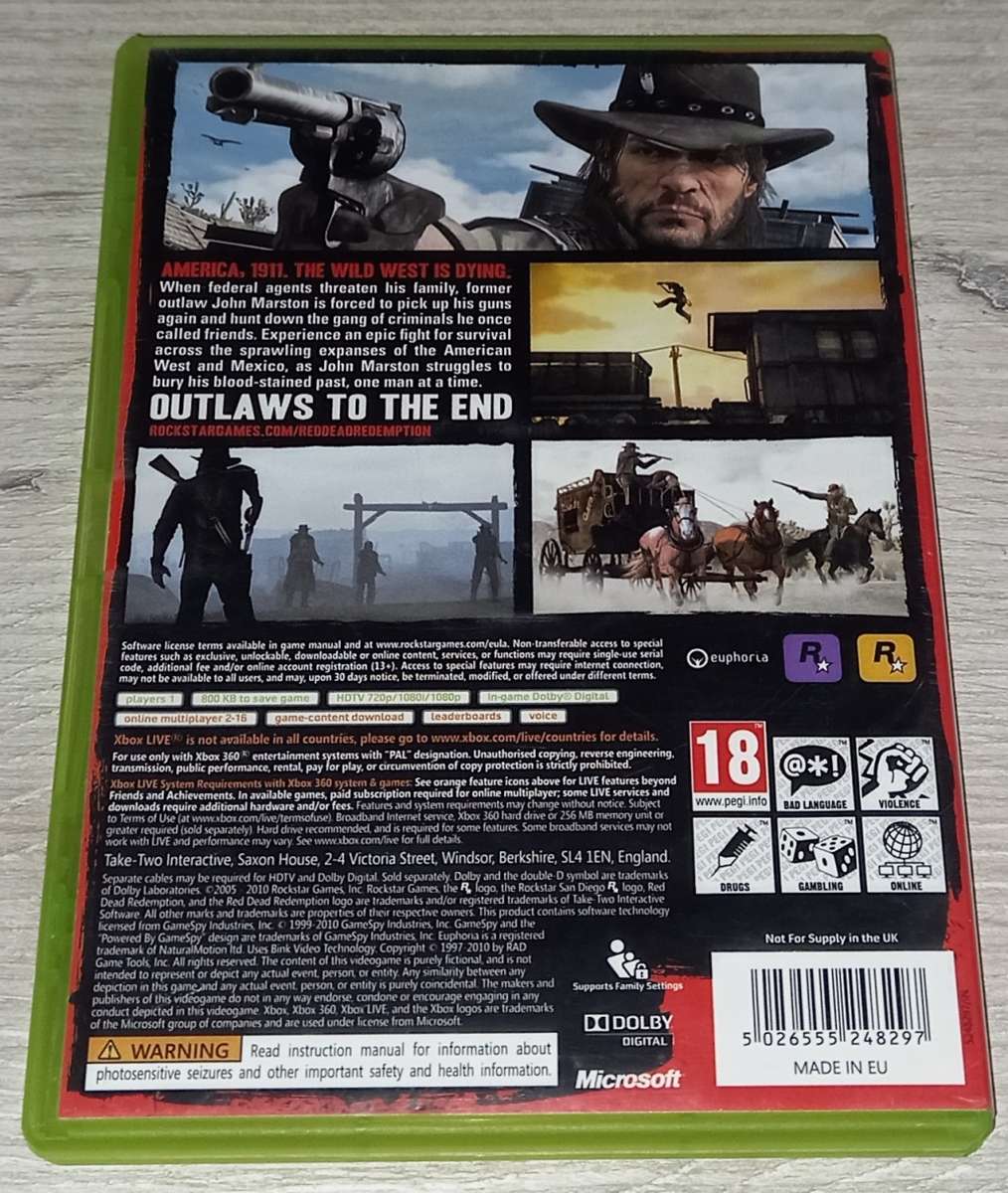 Red Dead Redemption - XBOX 360