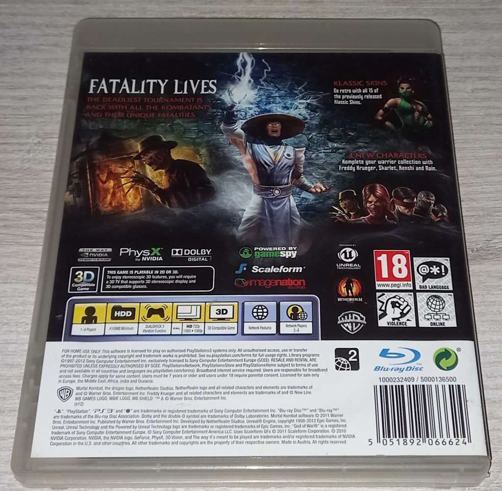 Mortal Kombat Komplete Edition - PS3