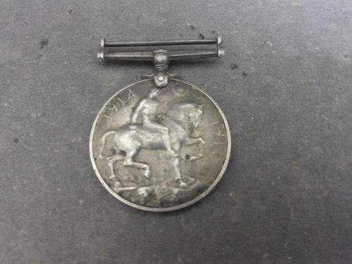 World War I 1914-1918 Silver Medal.