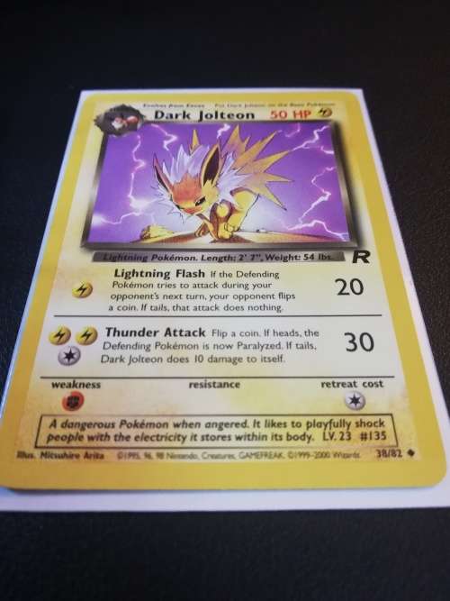 Pokemon Dark Jolteon - Team Rocket Set (NearMint)