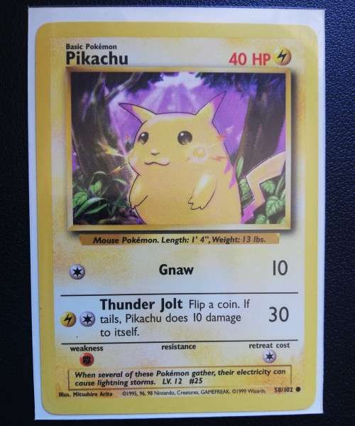Pokemon Pikachu Bundle - Base, Base2, Jungle, Gym Heroes, Neo Genesis (NearMint)