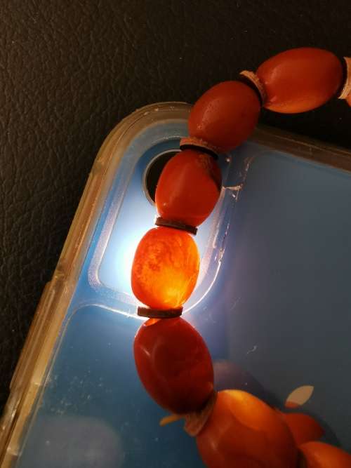 Antique Chinese Amber bracelet