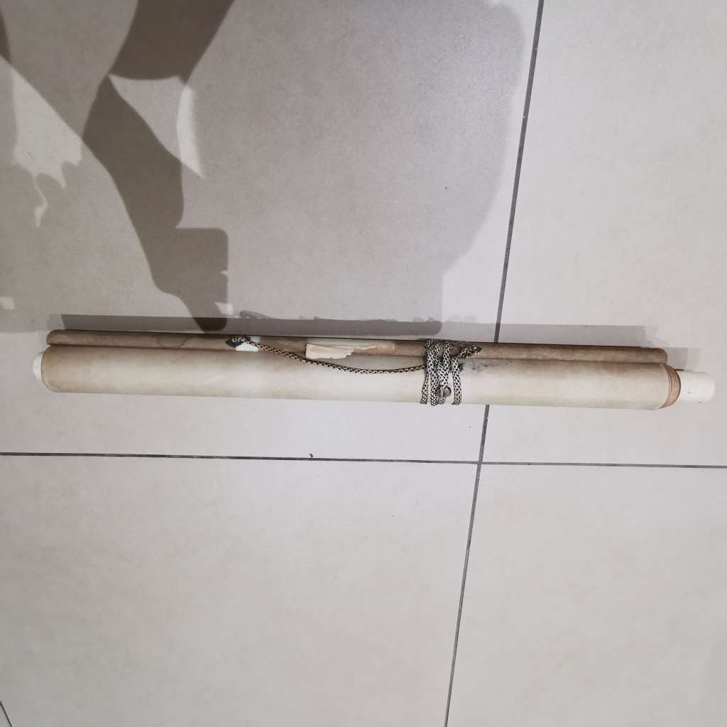 Old vintage Chinese scroll painting