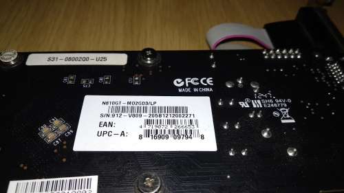 MSI N610GT-MD1GD3/LP