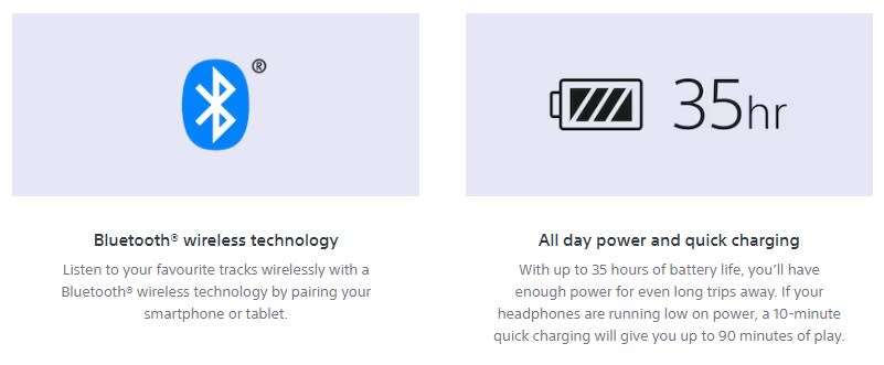 SONY WH-CH510 Wireless Bluetooth Headphones