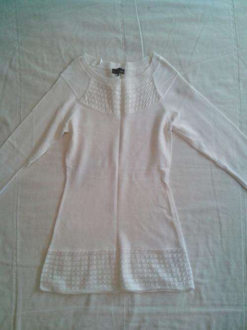 LOVELY WHITE BOATNECK JERSEY