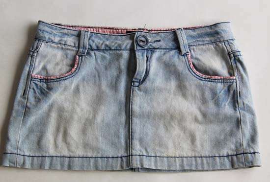 LOVELY DENIM MINI SKIRT