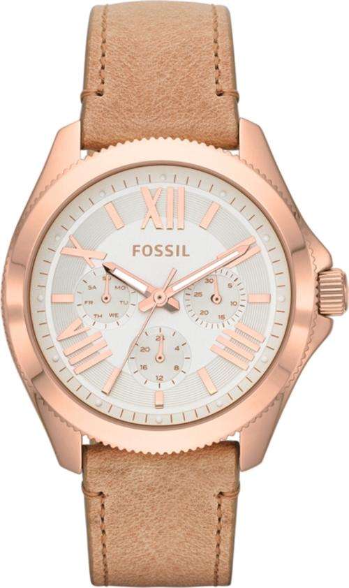 Fossil Cecile Multi Function Sand Leather Watch AM4532