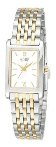 Citizen Dress Two Tone Stainless Steel Women's Watch EJ5854-56A