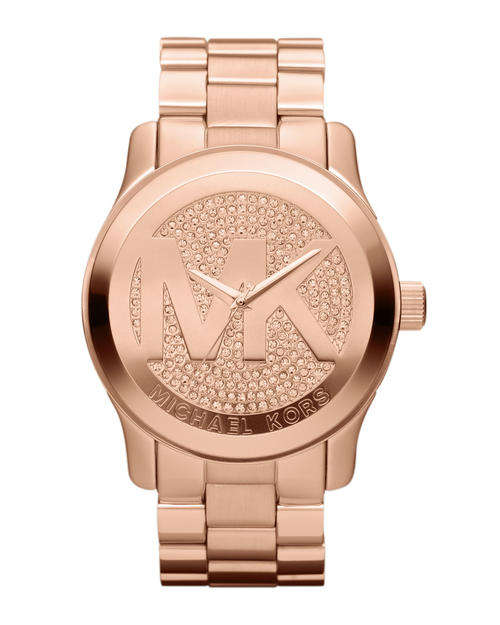 Michael Kors Oversized Rose Gold Stainless Steel Women's Watch MK5661