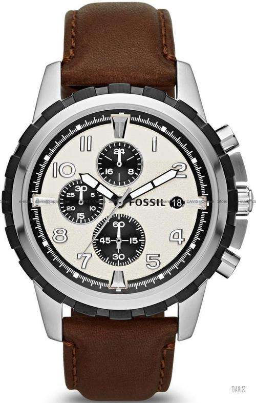 Fossil Dean Chronograph Leather Men's Watch FS4829 IN STOCK!