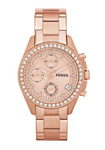 Fossil Decker Chronograph Rose Gold Women's ES3352
