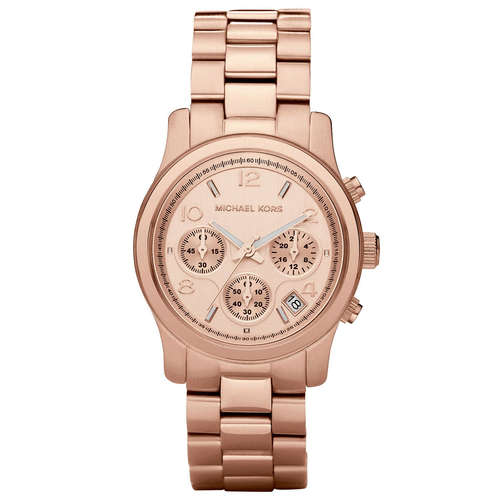 Michael Kors Runaway Rose Gold Chronograph Women's Watch MK5128 in stock!