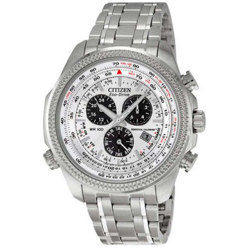 Citizen Eco Drive Perpetual Calender Stainless Steel Men's Watch BL5400-52A