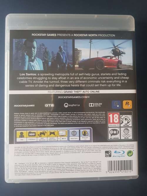Grand Theft Auto 5 (GTA V) ps3