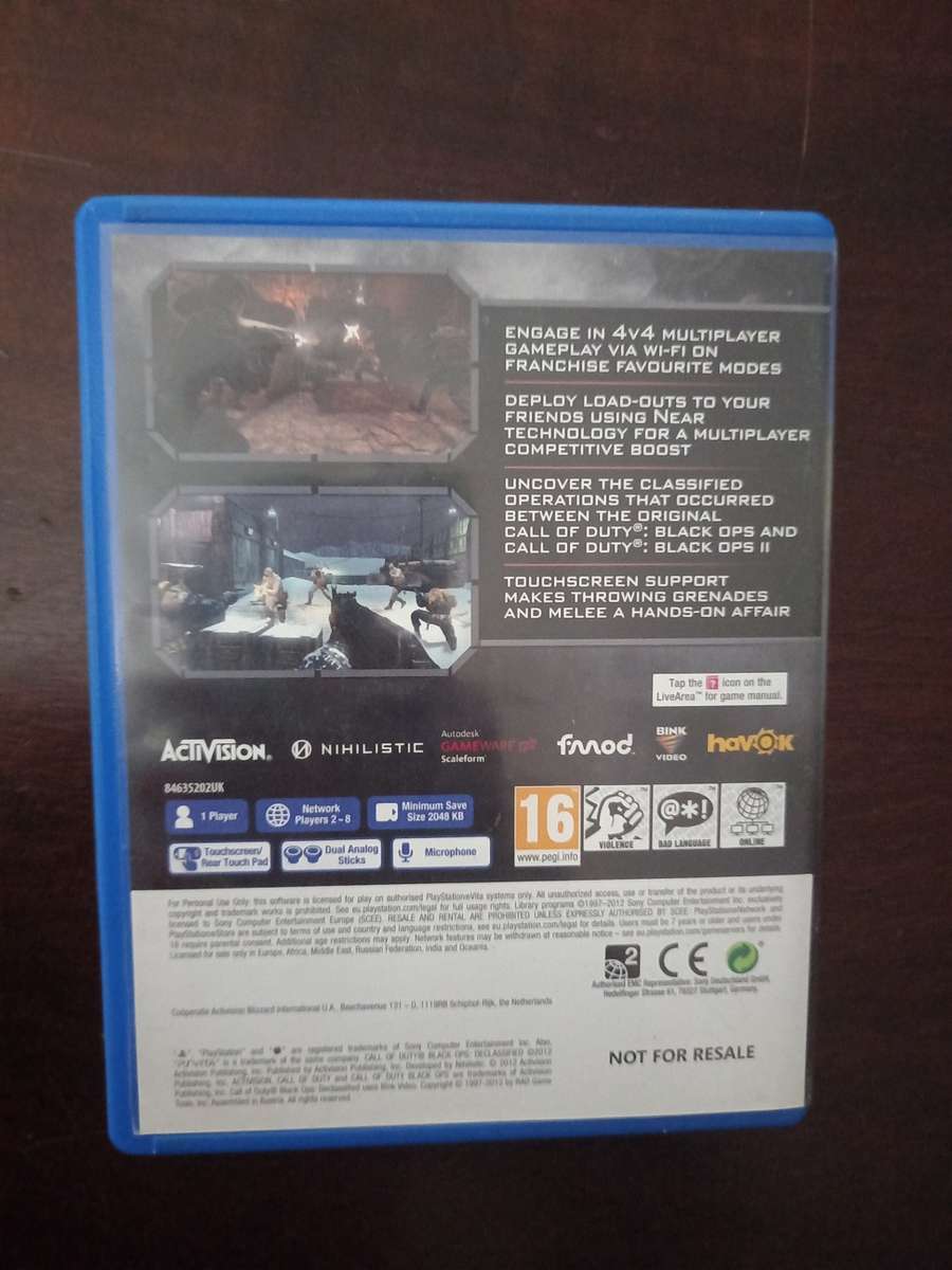 Call Of Duty Black Ops Declassified