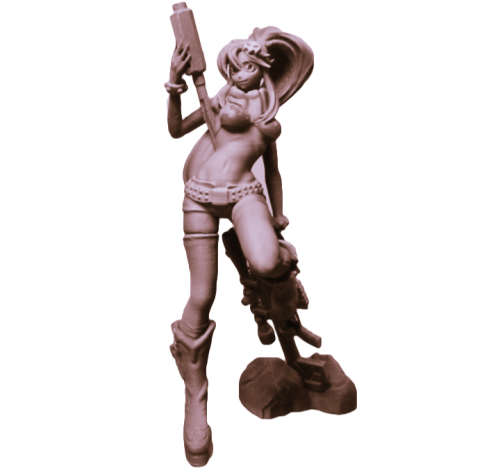 Gurren Lagann Yoko 3D Sculpt Figure (12cm) !!EXCLUSIVE ITEM!!