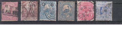 NEW SOUTH WALES 1880'S USED CAT VAL R375