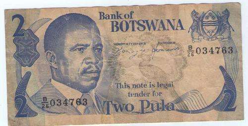 BOTSWANA 2 PULA-------USED AS PER SCAN.