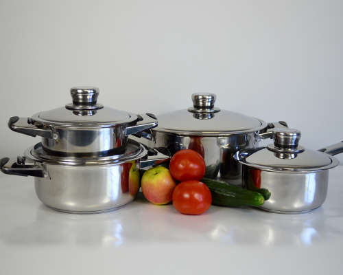 FREE SHIPPING!!! Bon Voyage 27PC HQ Stainless Pots Set