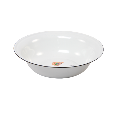 New World Enamel Basin 30/34/40/45/50/60/70cm - 34cm / White