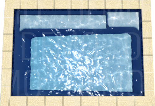 Fibreglass Pool Shell - Taurus 3 x 2 Spalsh Pool - Inground Pool - D.I.Y.