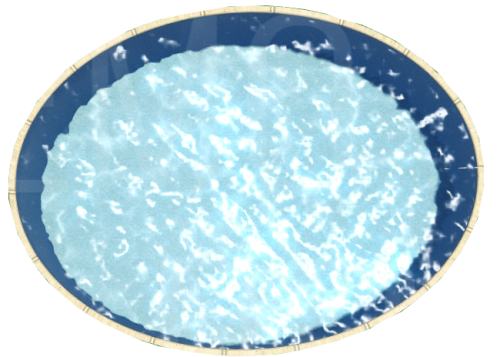 Phoenix Portable Splash Pool 2.9 x 2.2 (Shell Only No Plumbing)