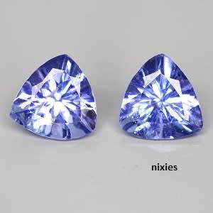 **WOW**  0.91CT NATURAL TANZANITE PAIR