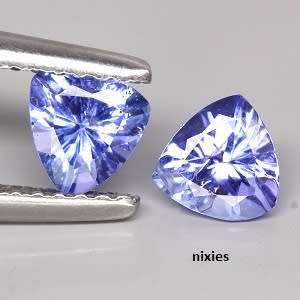 **WOW**  0.91CT NATURAL TANZANITE PAIR