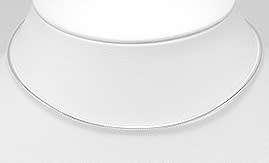 REMARKABLE 925 STERLING SILVER OMEGA CHOKER CHAIN - 11.90G