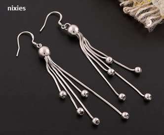 STERLING SILVER FILLED DANGLING EARRINGS
