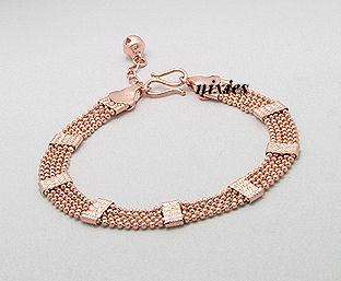 AMAZING ITALIAN ROSE GOLD BRACELET