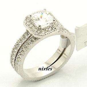 IRRESISTIBLE DIAMOND WEDDING SET  - SIZE 8(Q)