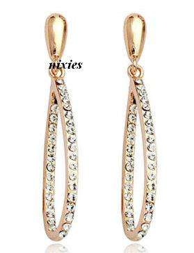 GORGEOUS SWAROVSKI DIAMOND HUGGIES