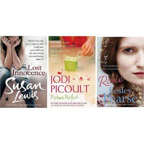 3 x DRAMA NOVELS BY LESLEY PEARSE, SUSAN LEWIS & JODI PICOULT