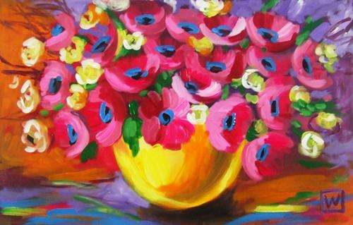 FREE SHIPPING - STUNNING ACRYLIC PAINTING BY LOFTY EATON -  440 x 700MM