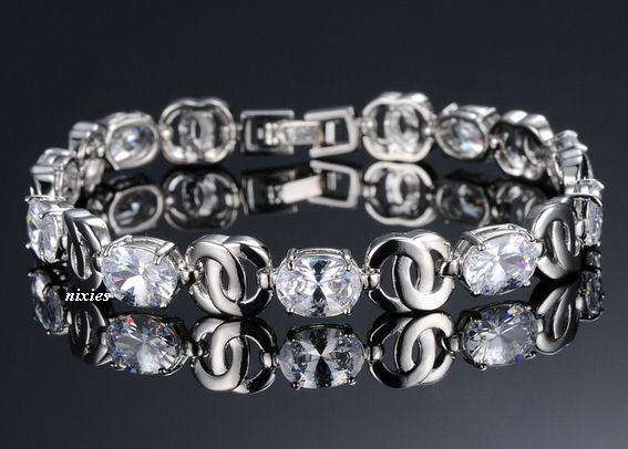 AMAZING  CR DIAMOND TENNIS BRACELET