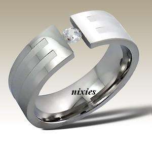ATTRACTIVE STAINLESS STEEL RING - SIZE 12(Y)