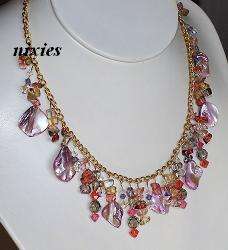 ESTATE VINTAGE NECKLACE WITH SWAROVSKI CRYSTALS