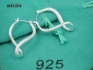 STYLISH 925 STERLING SILVER FREE STYLE EARRINGS