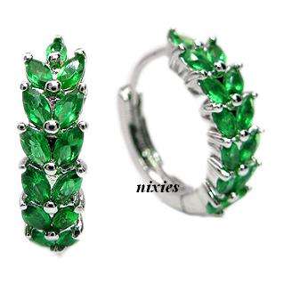 DAZZLING RICH EMERALD HUGGIES