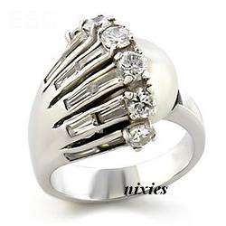 VINTAGE INSPIRED PEARL RING - SIZE 7(O)