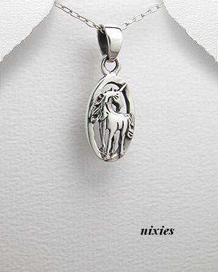 HORSE LOVERS 925 STERLING SILVER PENDANT