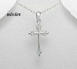 PURE 925 STERLING SILVER CROSS PENDANT