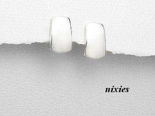 STYLISH  PURE 925 STERLING SILVER STUD EARRINGS