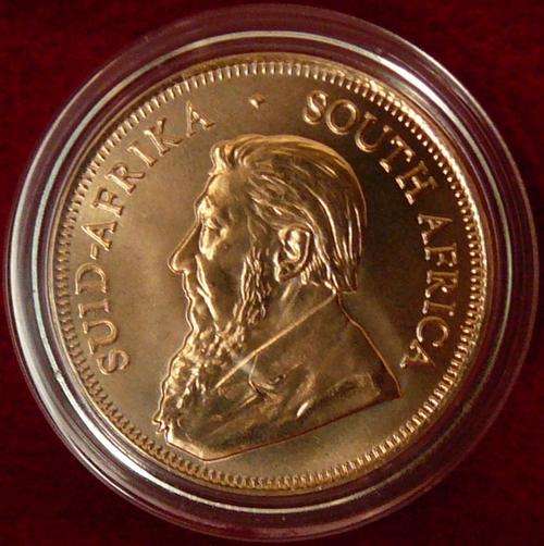 ## KRUGERRAND FULL 1 oz GOLD BULLION ## ONE OUNCE in CAPSULE !