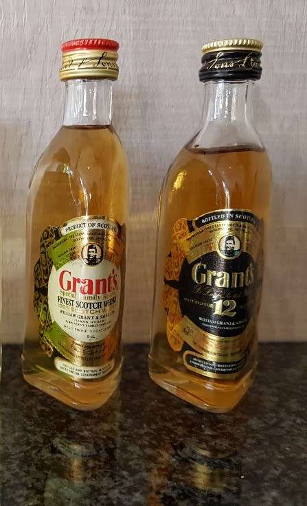 Grants Scotch Whisky 50ml Miniatures set