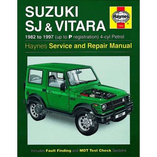 Haynes 1942 Suzuki SJ & Vitara 1982-1997