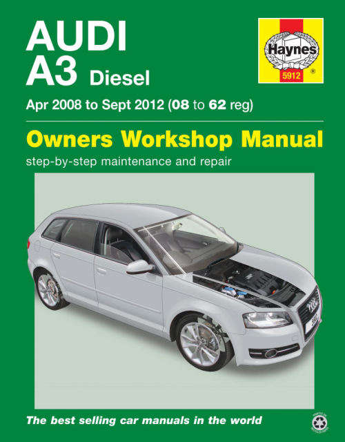 Haynes 5912 Audi A3 diesel 2008-2012