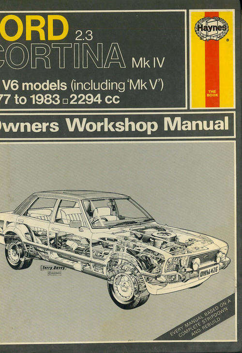 Haynes 0426 Ford Cortina Mk IV (1977-1983) Workshop Manual